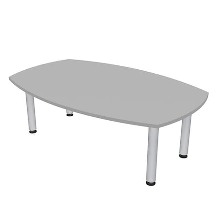 Skutchi Designs 45 in W, 72 in L, 29 in H, Engineered Wood Top, Grey HAR-ABOT-46X72-PT-01